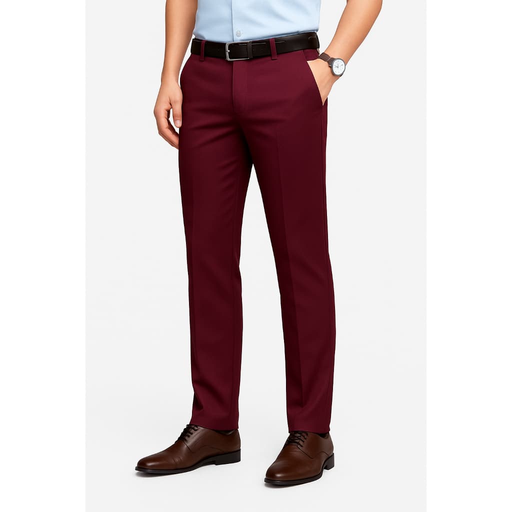 Calça Social Oxford Masculina Slim - Varias Cores