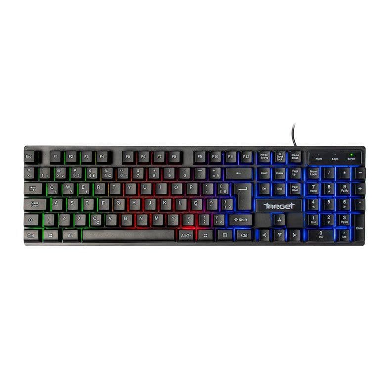 Teclado Gamer TGT M60 A2, Rainbow, ABNT2, Preto, TGT-M60A2-RBW01