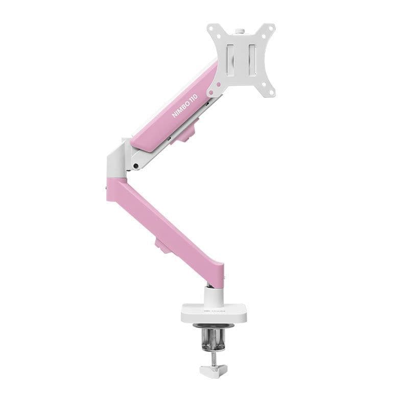 Suporte Articulado Para Monitor Zinnia Nimbo110 Soft Pink Edition, 13~32 Pol, Branco, ZNO-SPINK110-WL01