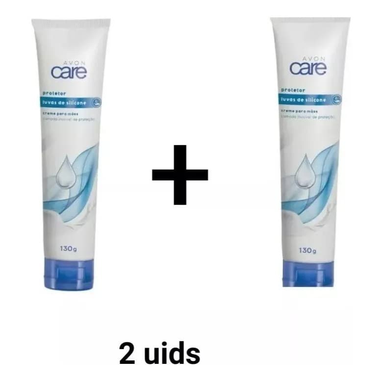 Luva de Silicone Avon Creme Hidratante Para as Mãos 2 Unidades 120g Cada.
