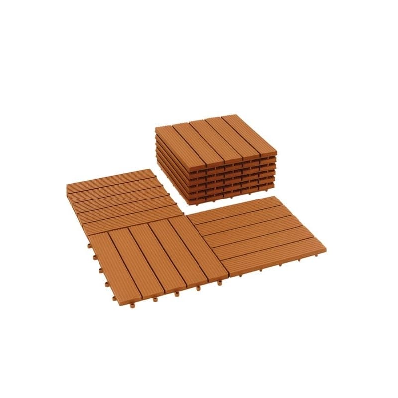 KIT 12 DECK MODULAR PLASTICO - COBREM 0,90m X 1,20m