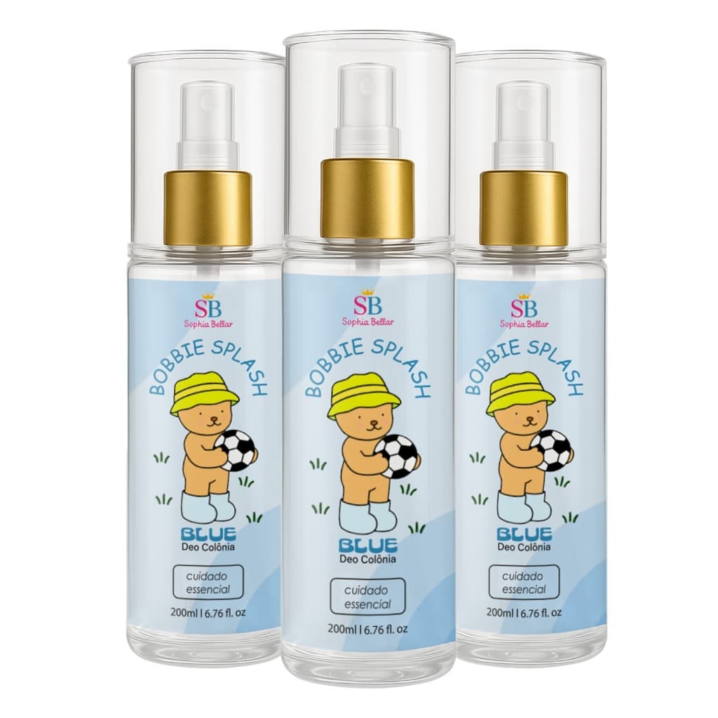 Body  Blue Splash. infantil - Sophia Bellar 200ml – Frescor e Diversão