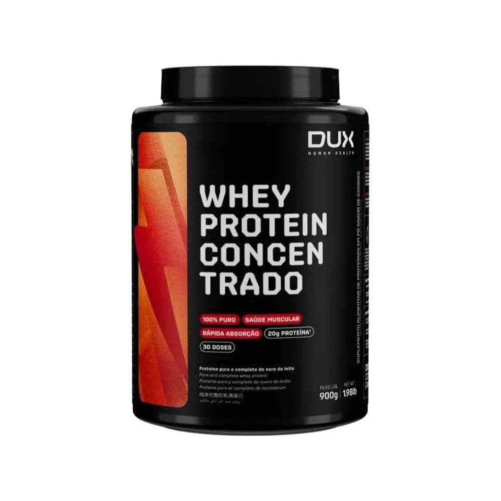 Whey Concentrado Pote 900g Dux Nutrition