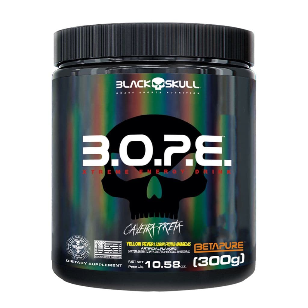 Pré Treino Bope Original 300g - Black Skull