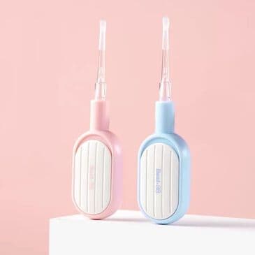 Higiene Suave e Segura: Removedor de Cera de Ouvido Infantil com LED BS07