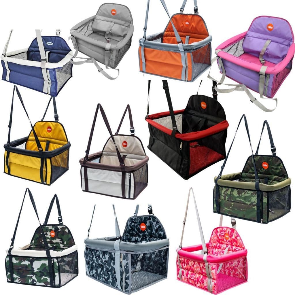 Cadeirinha Pet Cachorro Gato Pequeno até 10kg Assento Cadeira Transporte Carro Viagem PasseioTUBLINE