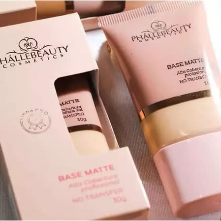 Base Matte Alta Cobertura 30g PhálleBeauty varios cor.