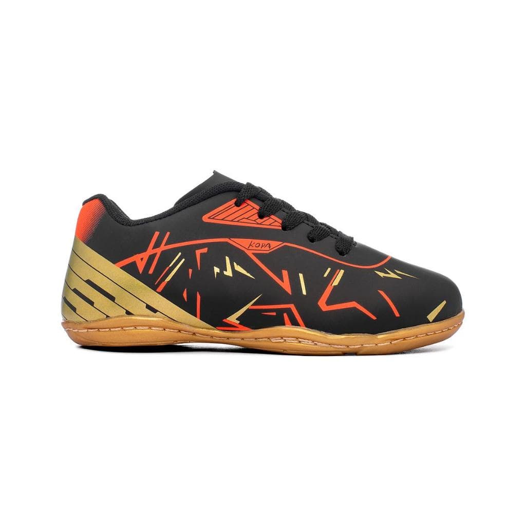 Chuteira Infantil Futsal Society 28 ao 33 Durável Leve Reforçada Palmilha Conforto Alta Resistência