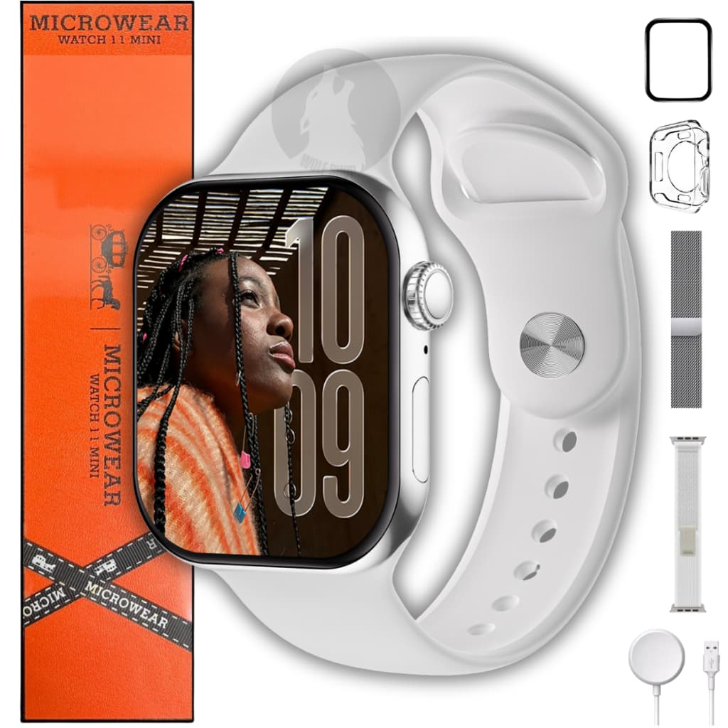 Smartwatch W11 MINI  serie 11 MICROWEAR Amoled Whatsapp 42mm NFC Chatgpt Gps Decibeis