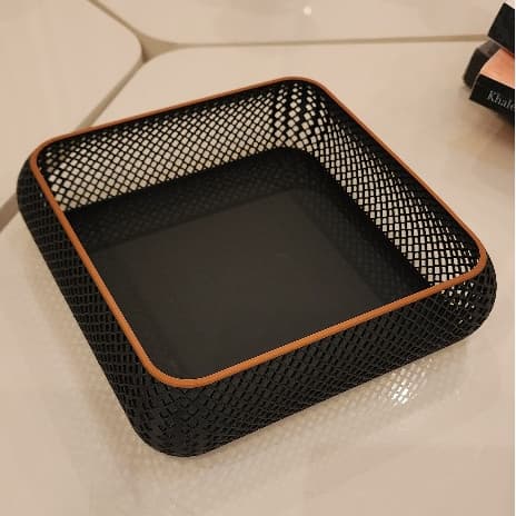 Porta Objetos Moderno, Organizador de Mesa, Cesto, Bandeja e Porta Treco para Chaves e Carteira