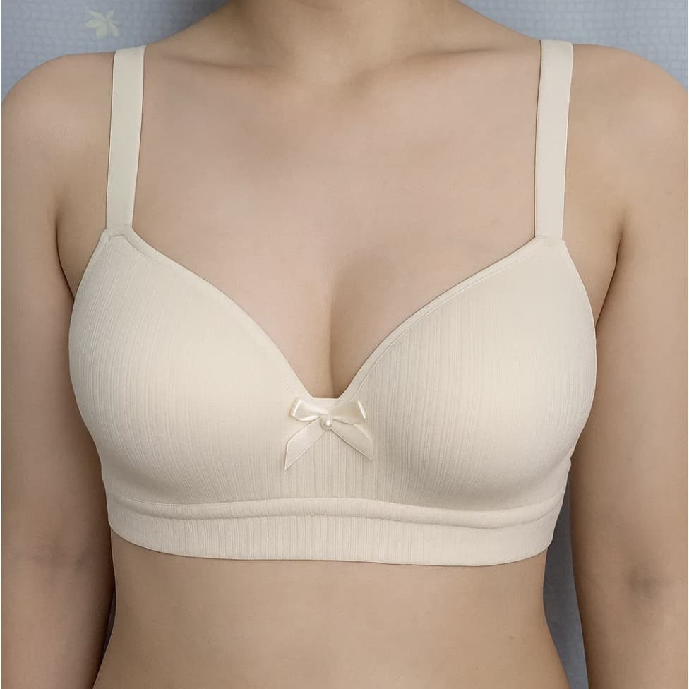 Sutiã Feminino Maxxino com Laço e Pérola - Confortável, Elegante e Disponível em Diversas Cores