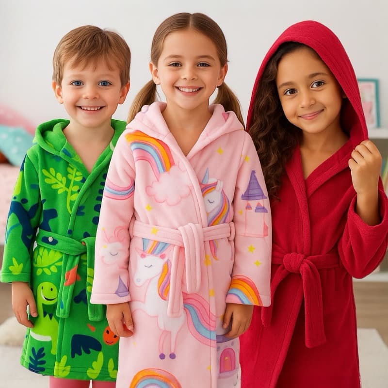 Roupão Para o Frio Infantil Mantinha   / Varias cores, Mantinha, Conforto e Elegancia