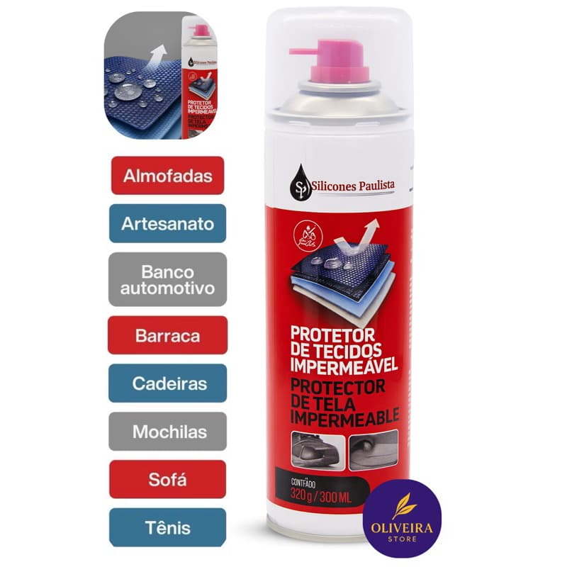 Impermeabilizante de Tecido Spray 300ml Silicones Paulista