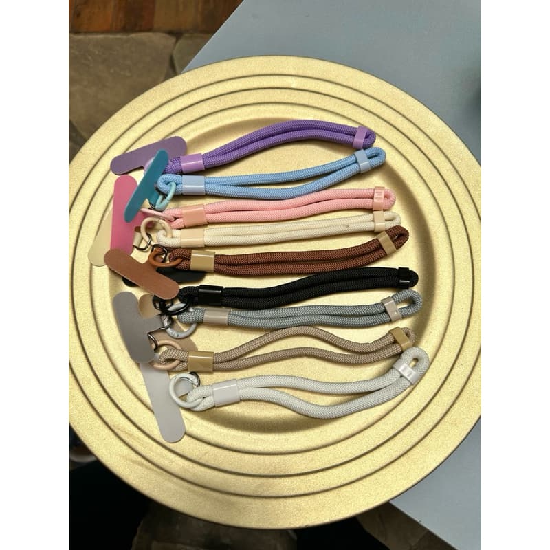 Cordão cordinha para pulso lisa universal para celular