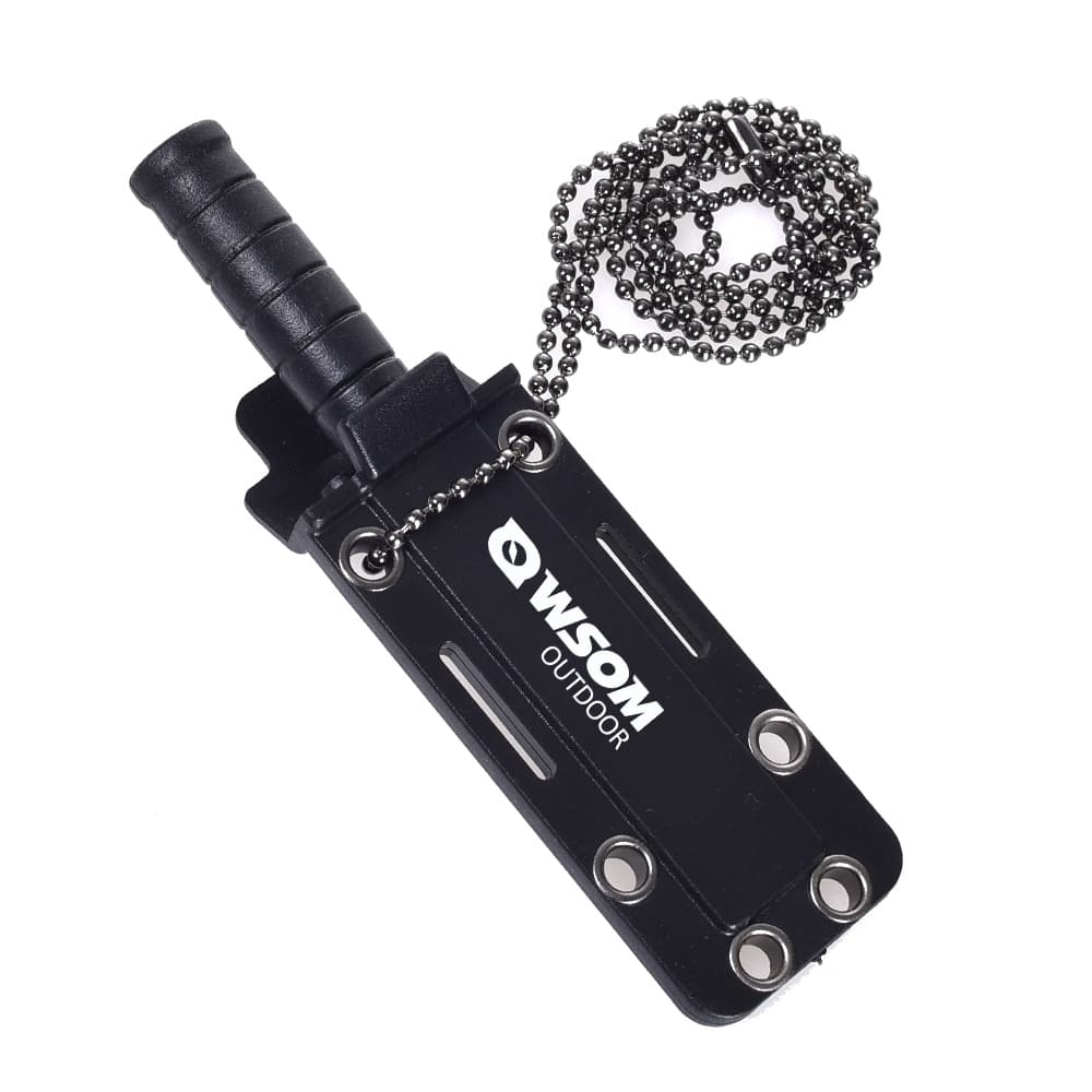 Mini Faca De Frutas Portátil Inoxidável-Colar/Chaveiro Proteção de Lâmina para Abertura de Encomenda