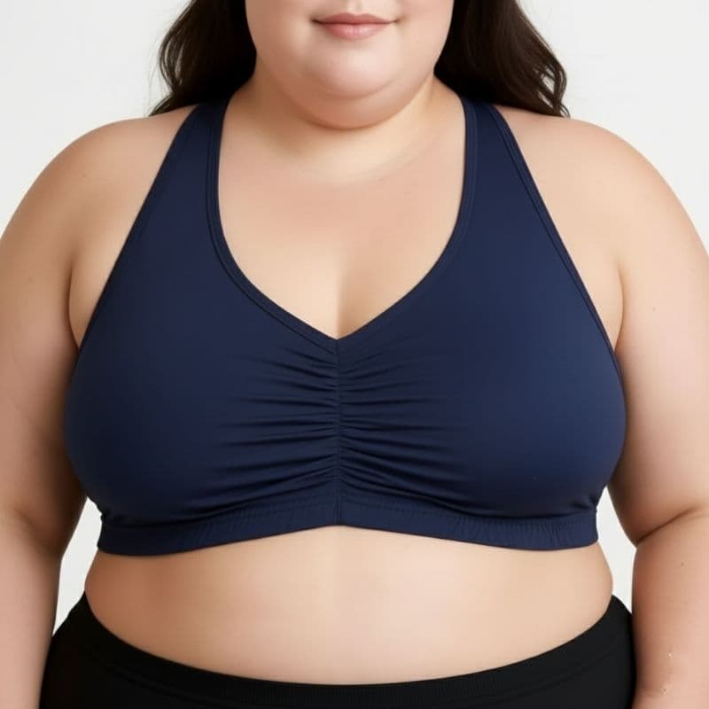 Top Plus Size Fitness Academia Nadador SEM BOJO Confortável Tipo Sutiã