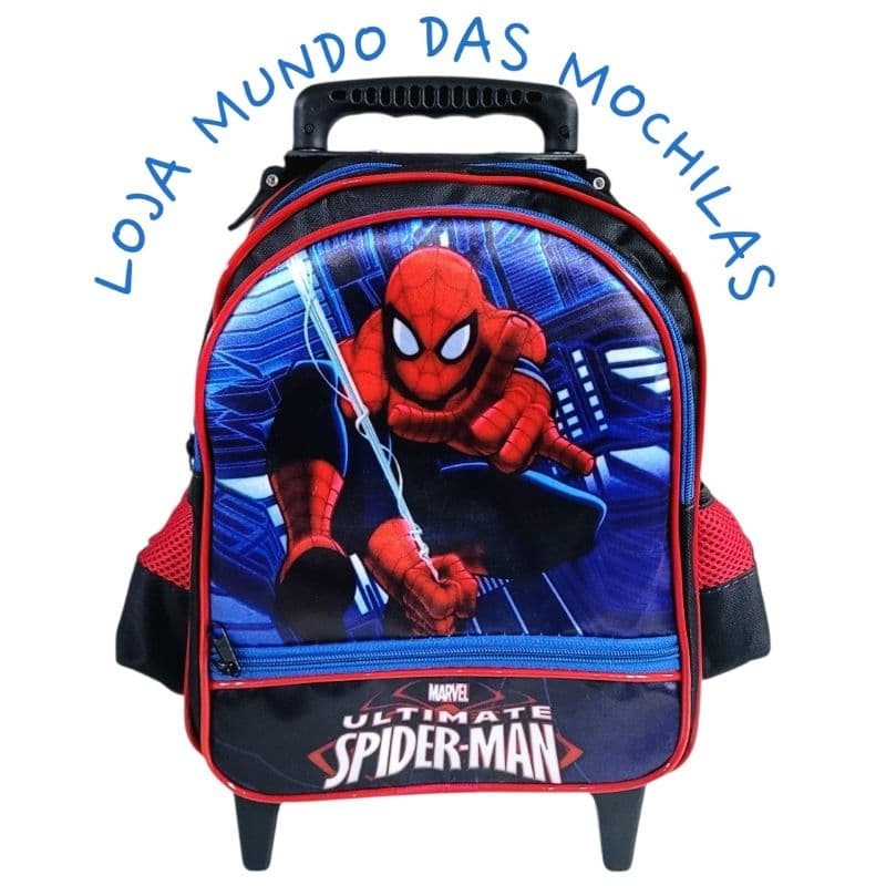 Mochila Escolar Infantil Pequena Com Rodinha Meninos E Meninas