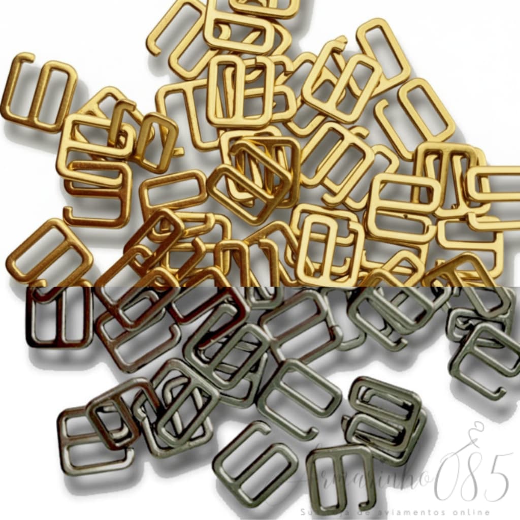 Gancho Metal 10mm C/100 Unidades - Escolha a cor