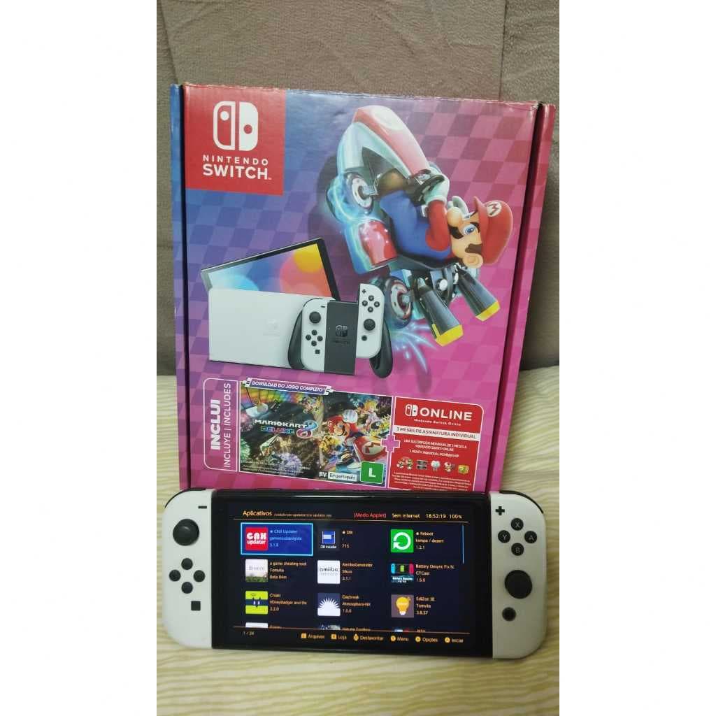 Nintendo Switch Oled desbloqueado 256gb 512GB