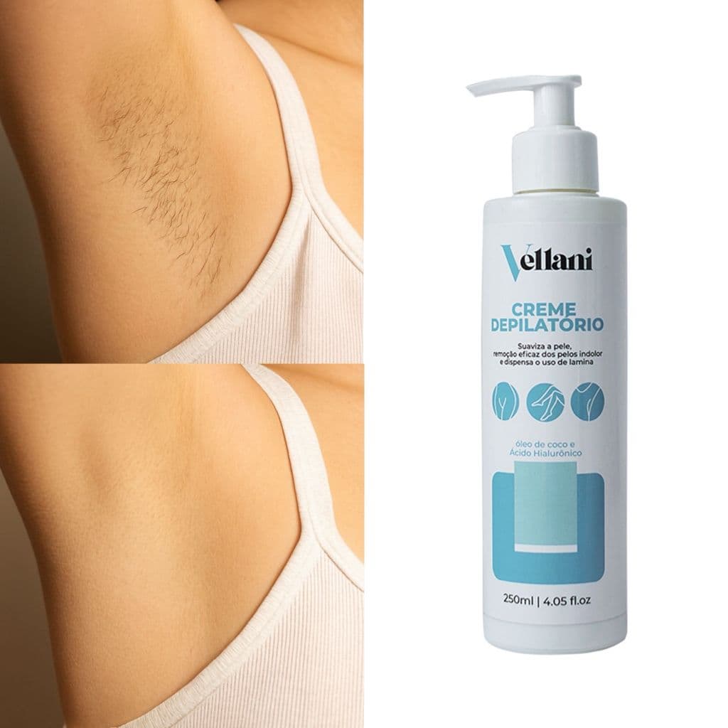 Creme Depilatório Vellani 250ml – Chega de pelos indesejados!
