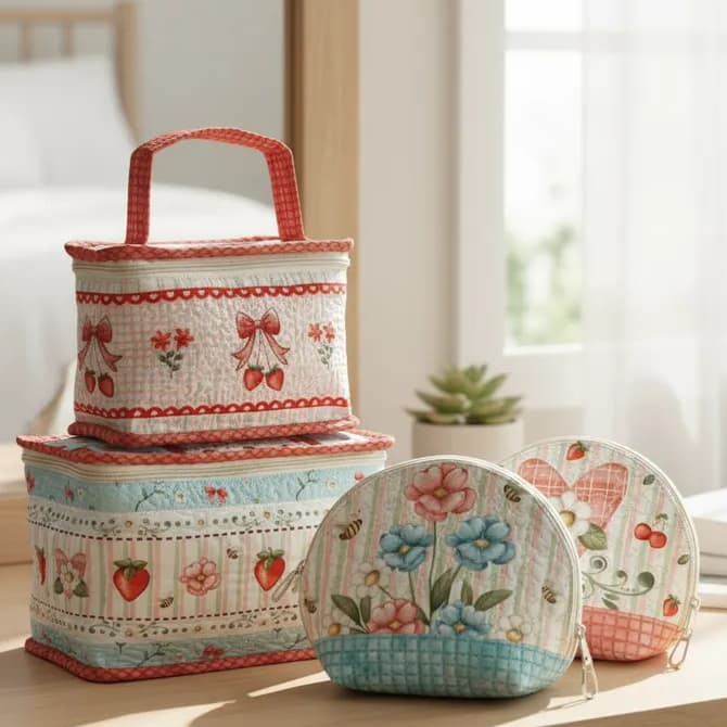 Coleção  FRUTAS VERMELHAS ( Painel  Frasqueiras e composês) - MEDIDAS : a partir de 0,50 x 1,50m