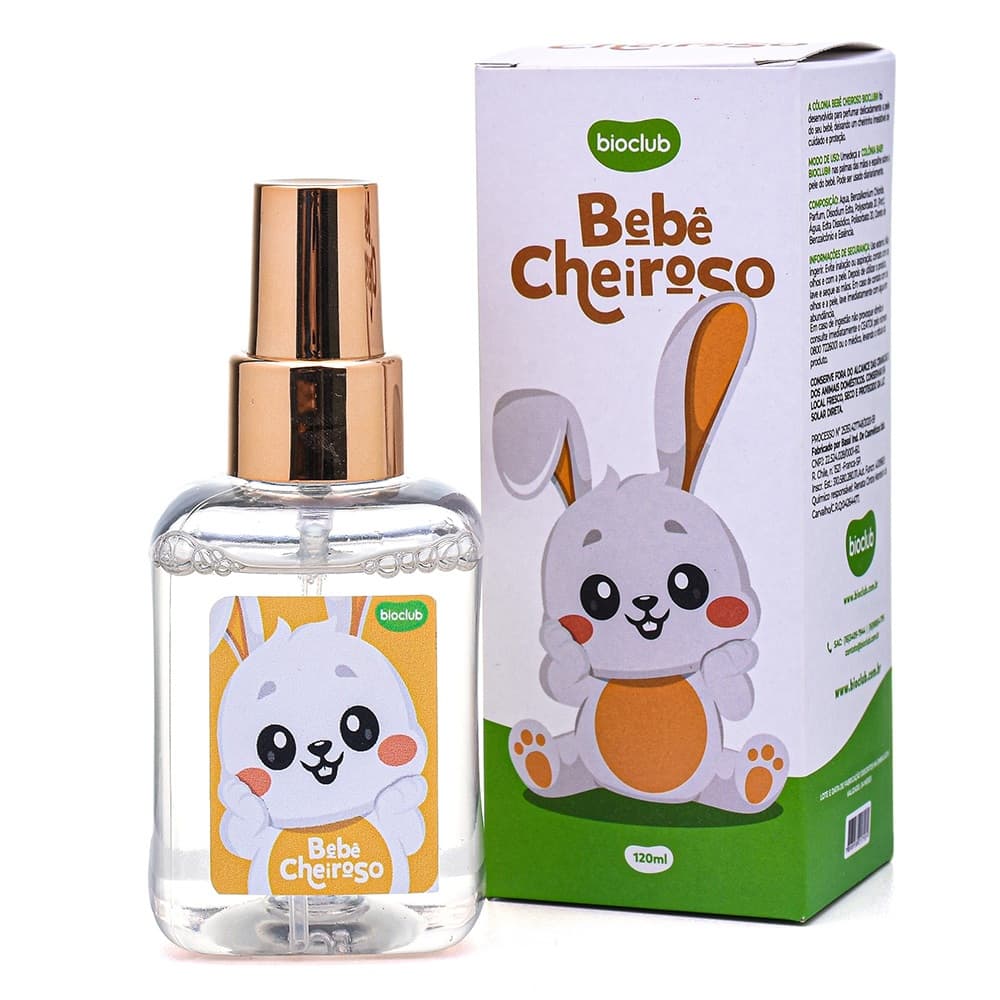 Colônia sem Álcool Infantil Baby- Bioclub® 120ml