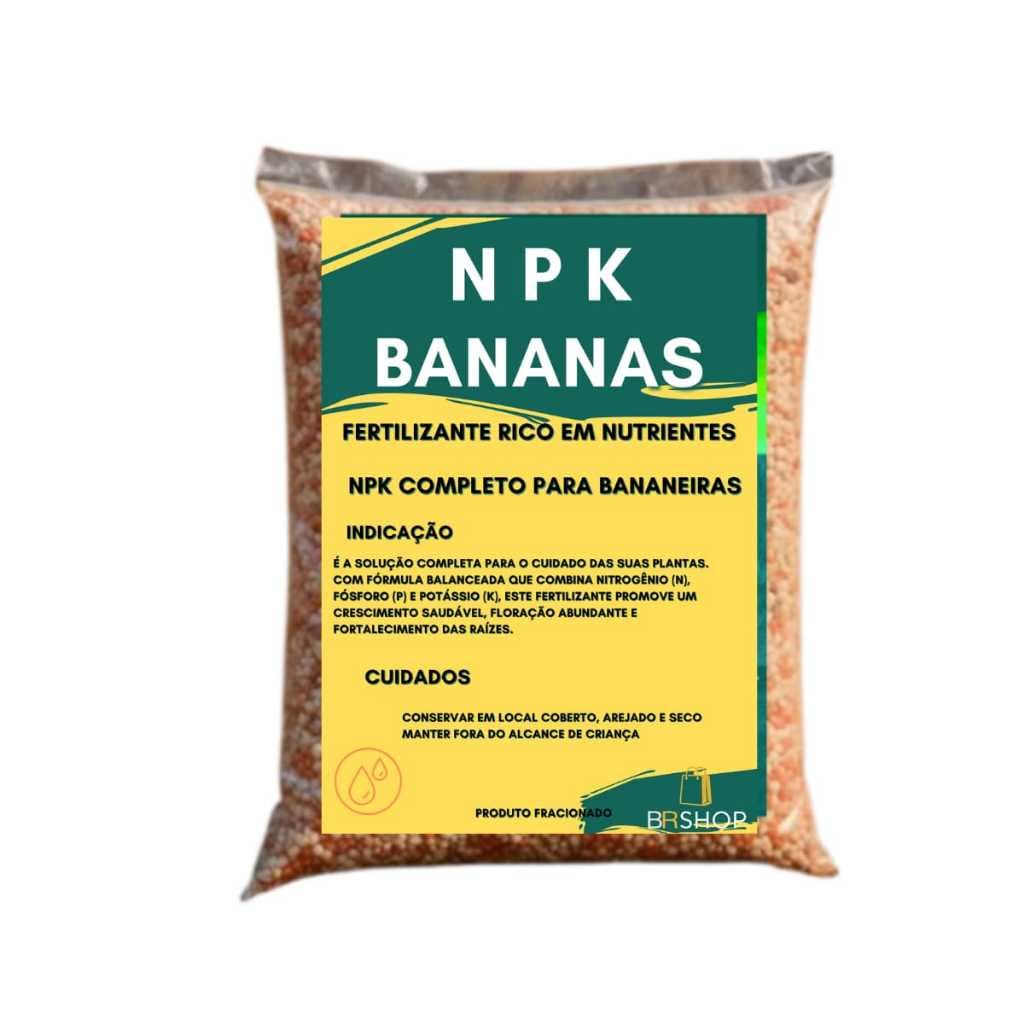 Nutriente para Bananeiras NPK + Micronutrientes Frutifocação e Crescimento 1kg