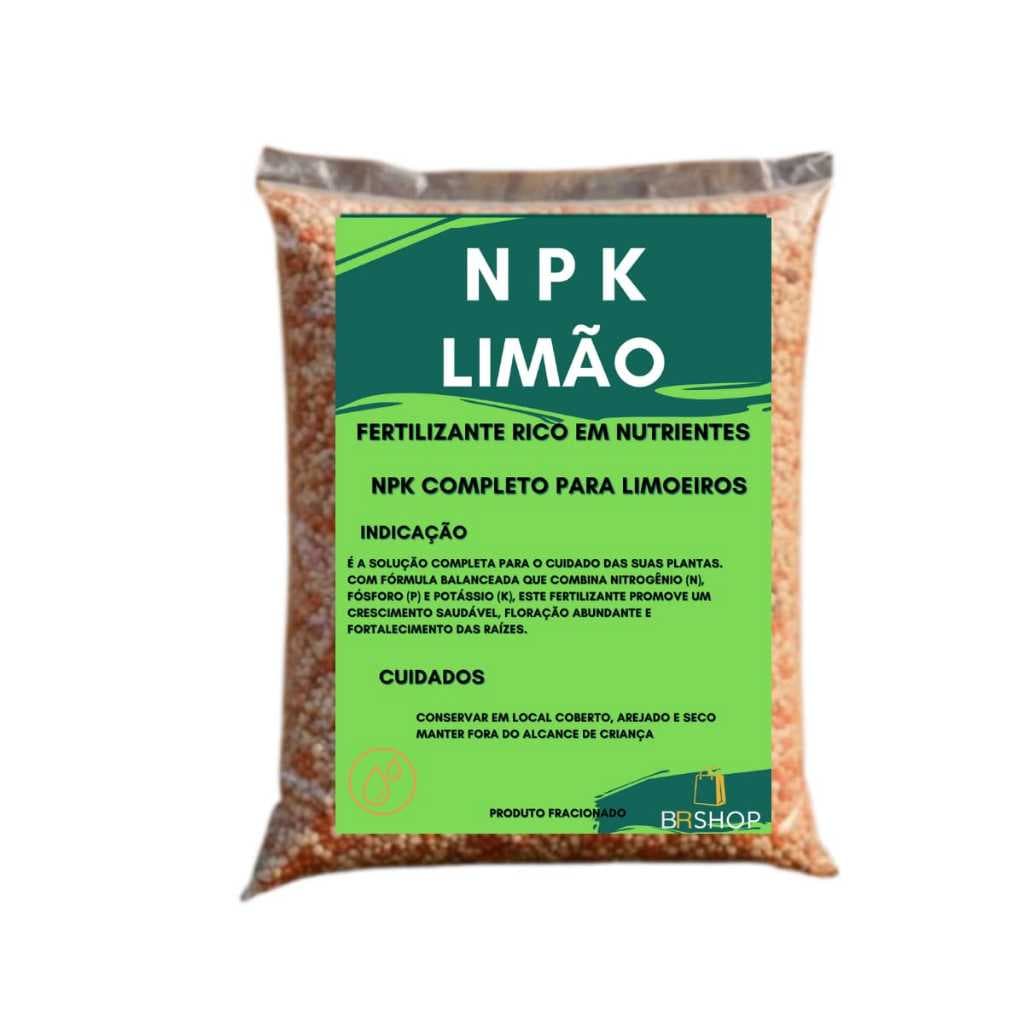 Adubo Fertilizante para LIMÃO + Micronutrientes Frutifocação e Crescimento 1kg