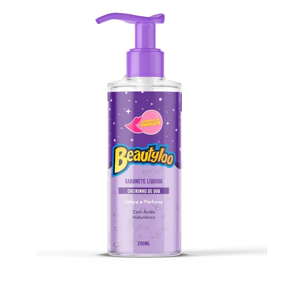 Sabonete Liquido Facial Beautyloo Cheirinho de Chiclete Face Beautiful 200ml