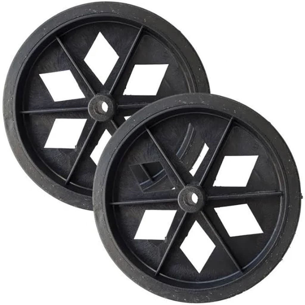 DUAS (2) RODINHAS DE CARRINHO DE FEIRA PRETA 2,5MM