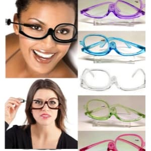 Óculos Para Maquiagem lente Única Rotação 180°