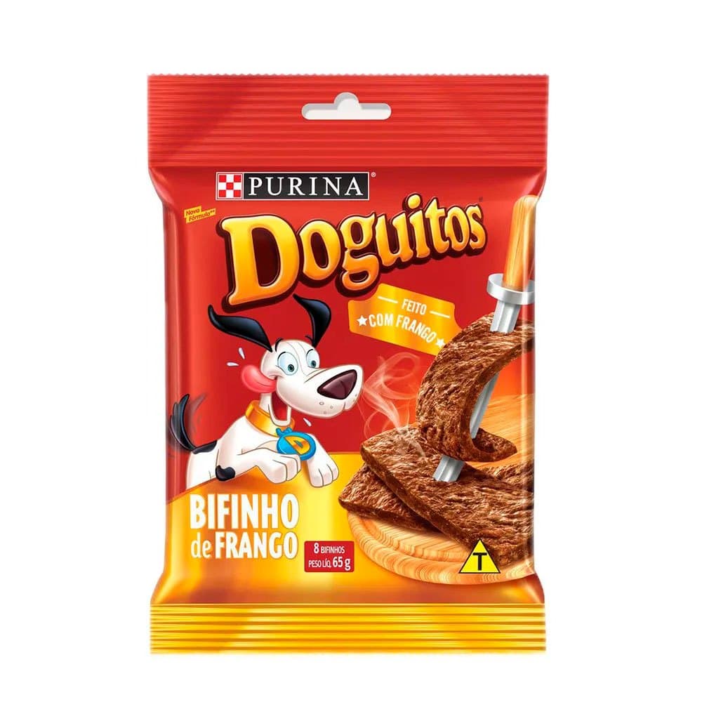 Petisco Doguitos Rodízio Cães Sabor Frango 65g