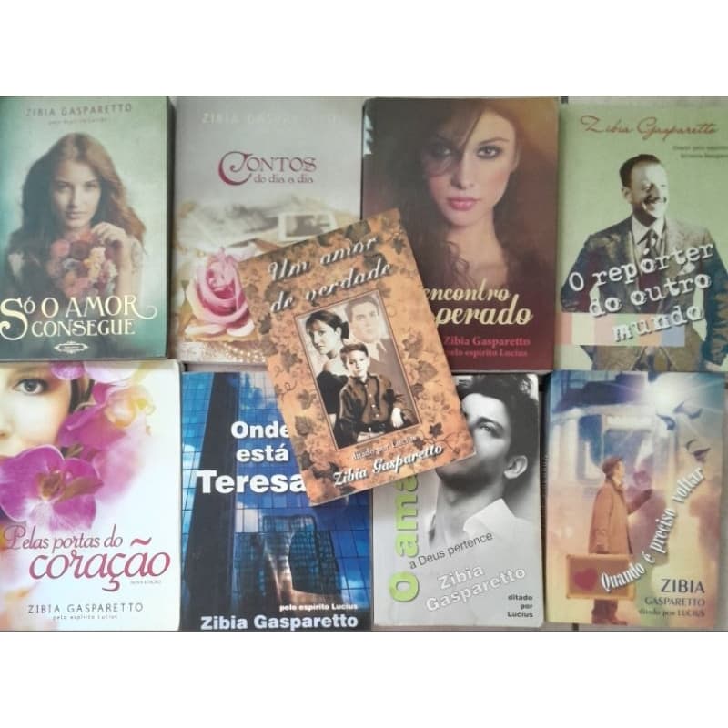 Livros Zibia Gasparetto - Romance espirita - Em bom estado!