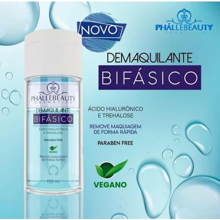 Demaquilante Bifásico Phallebrauty 150ml-- ph0512