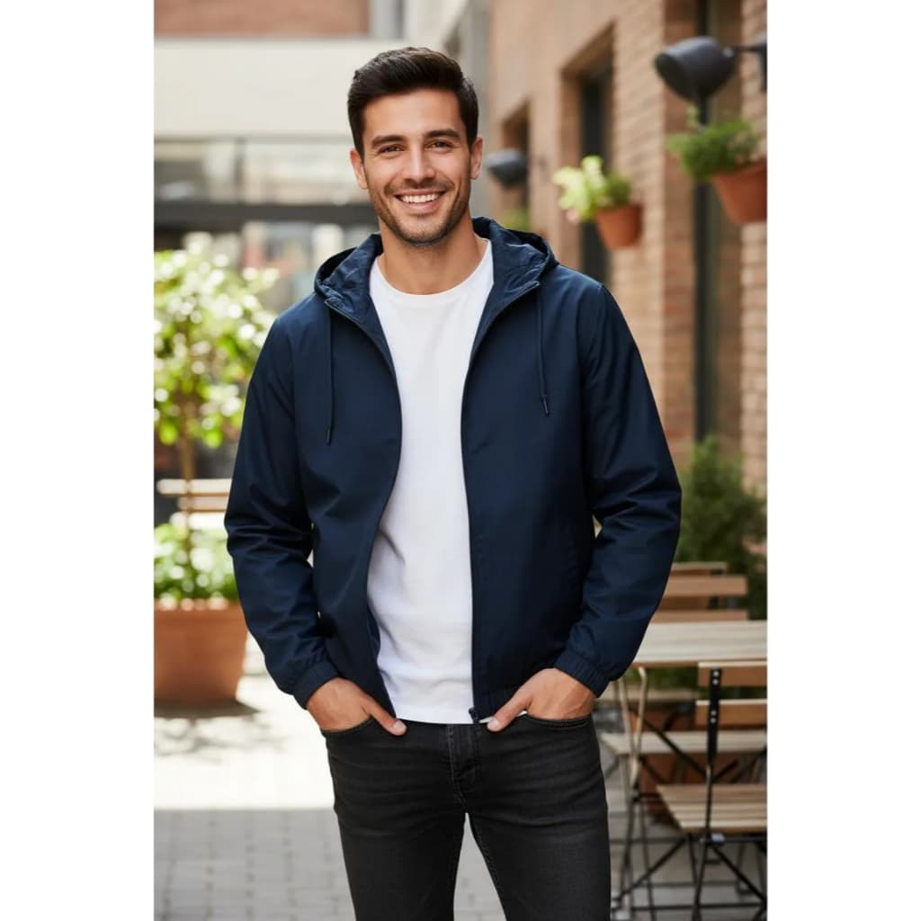 Jaqueta corta vento masculino treino, corrida, casual