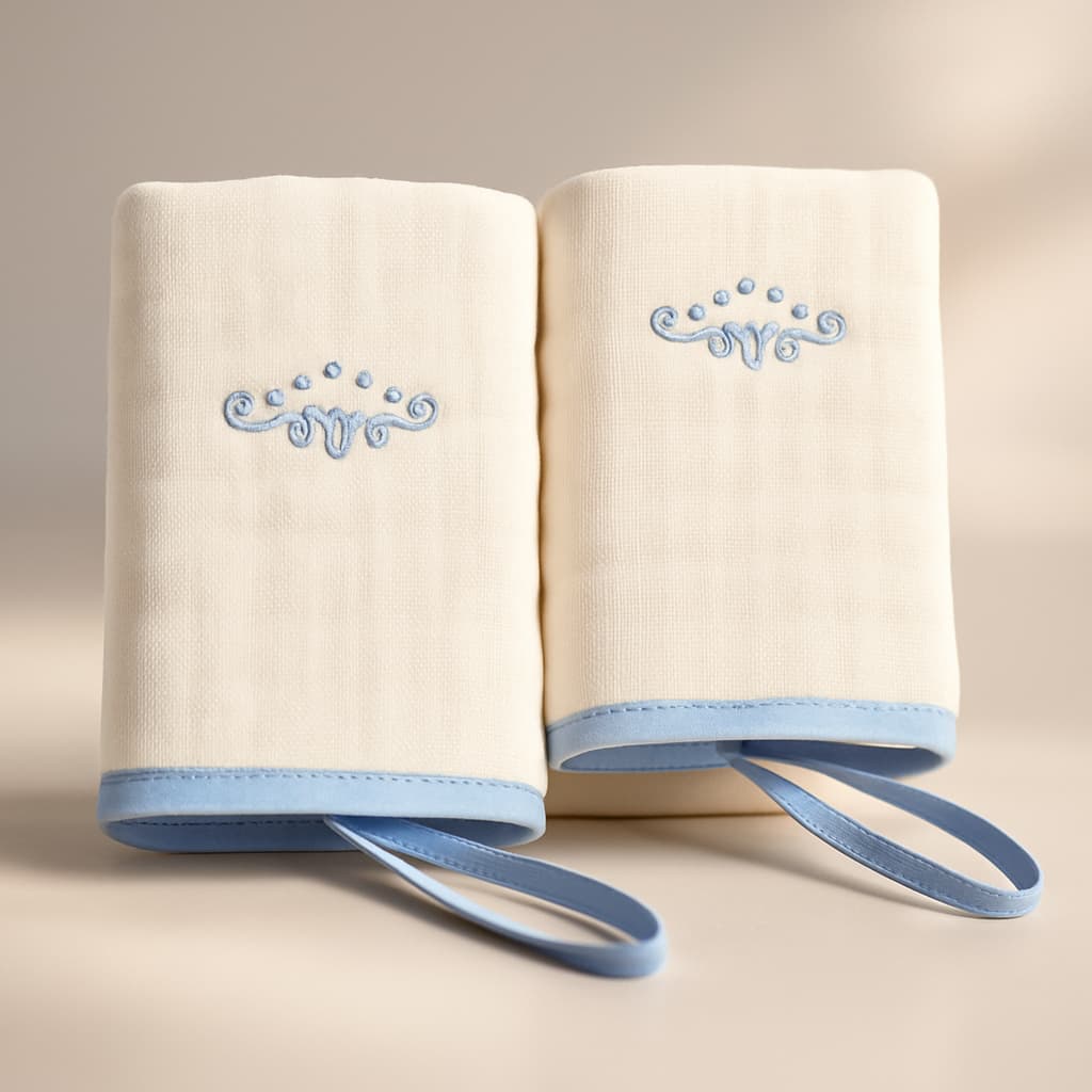 Fralda de Boca Bebê com 2 unidades 20x40cm 100% Algodão com 3 camadas Coleção Nature Envio Imediato