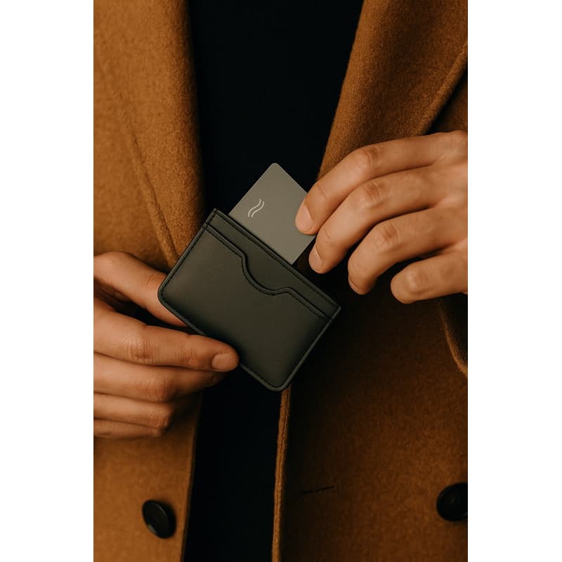 Porta Cartão Slim Masculino – Carteira Fina Compacta, Resistente e Elegante