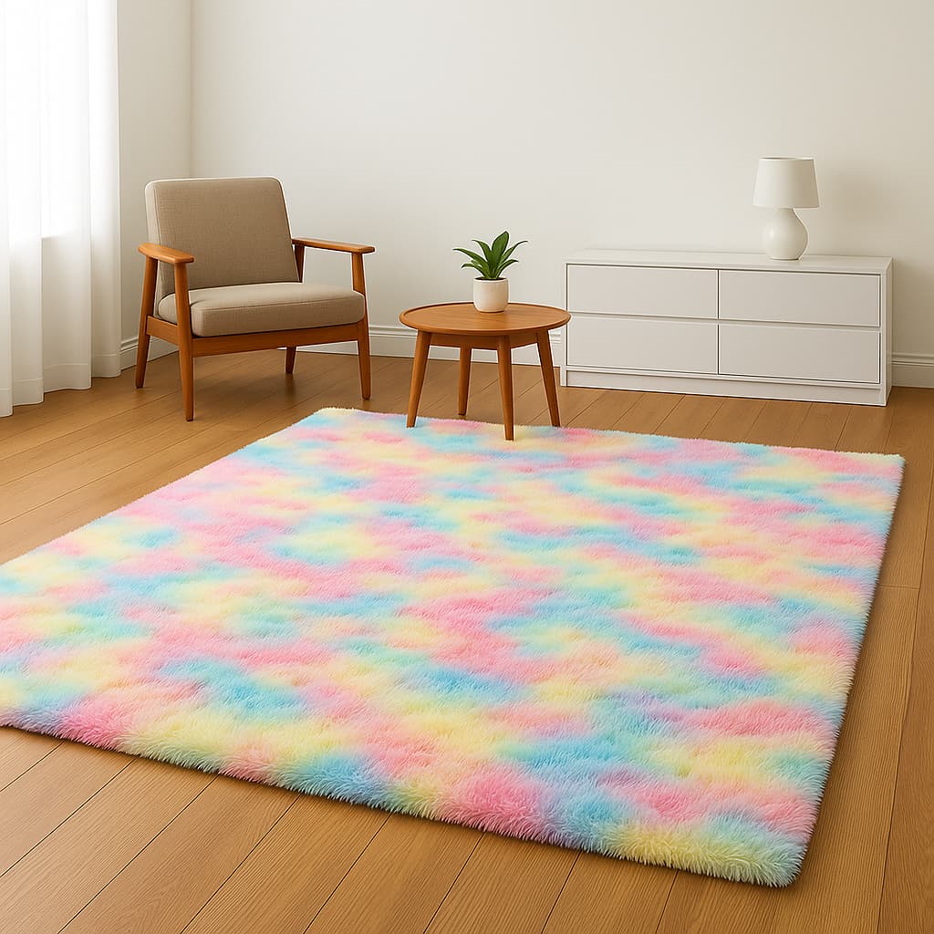 Tapete Felpudo 40mm Para Sala E Quarto 1x0,60 / 2x0,60 / 1x1,50 / 60x40 Grande Super Peludo