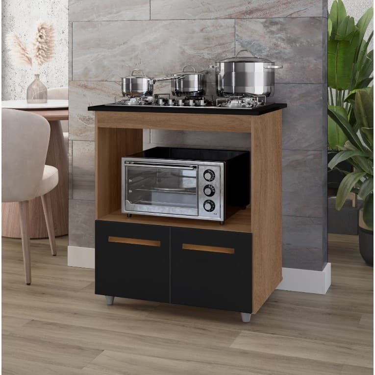 Envio Imediato - Balcão Cooktop 4 E 5 Bocas Com Espaço Para Forno