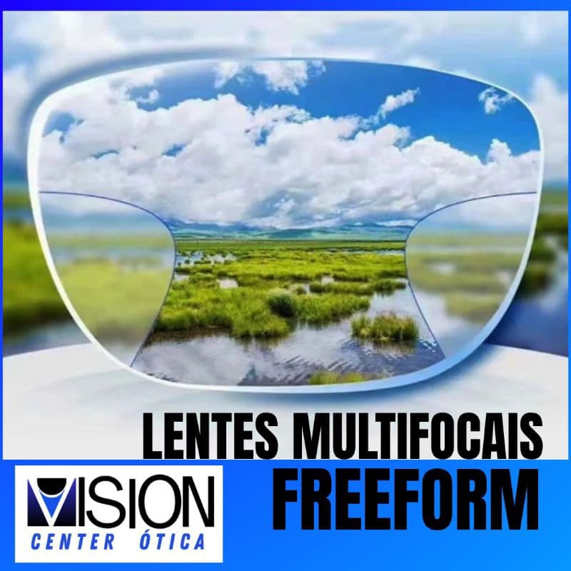 Lentes para óculos grau Multifocal Progressiva HD Digitais Freeform.  Miopia,  Hipermetropia, Astigmatismo e Presbiopia.
