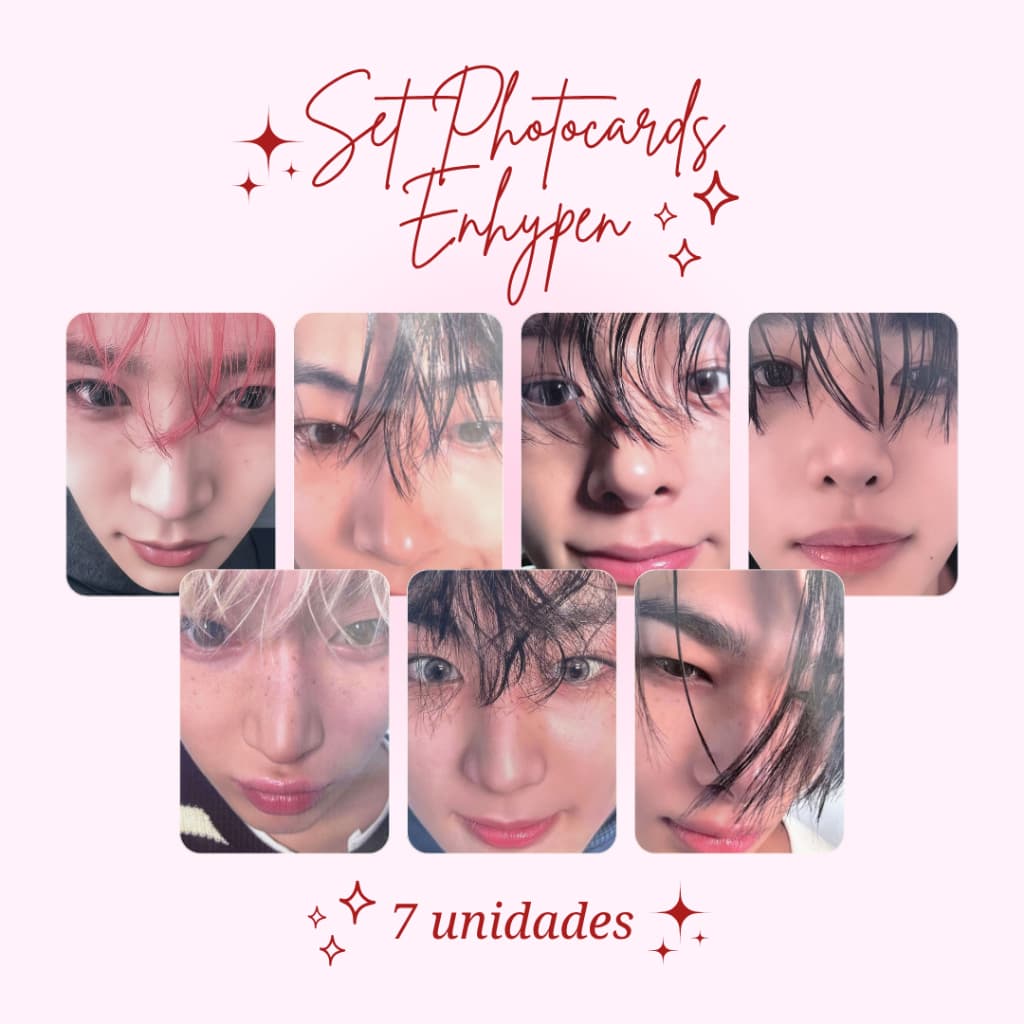 Set Photocards Enhypen pãozinho ot7
