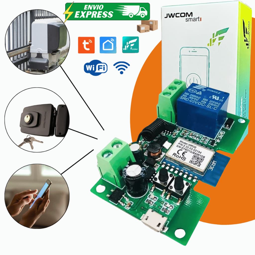 Interruptor Inteligente Pulso Wi-fi Para Automações Portão Garagem Social