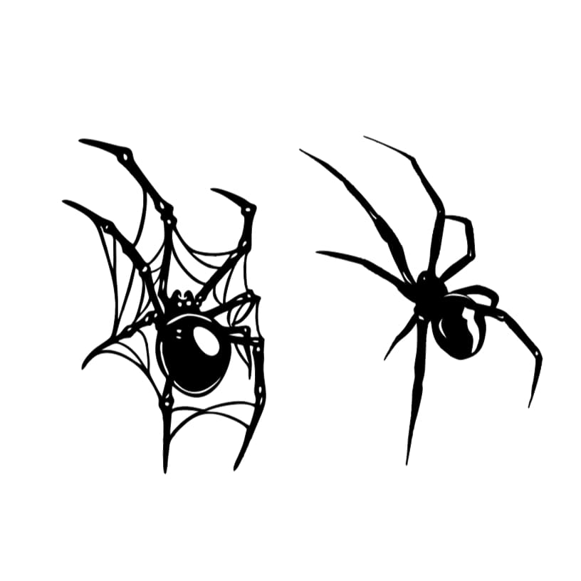02 ADESIVO DA ARANHA - ORIGINAL - PARA MOTOS , TANQUE DE MOTO, CAPACETES