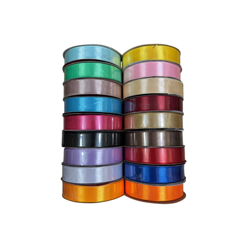 Rolo de Fita de Cetim Lisa Nº5  22mm - Rolo com 50metros- Diversas Cores - IMT - Escolha sua Cor