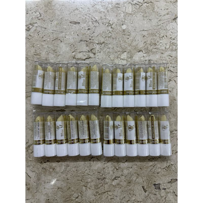 Kit 24 Hidratante Labial Blue Moon Manteiga de Cacau