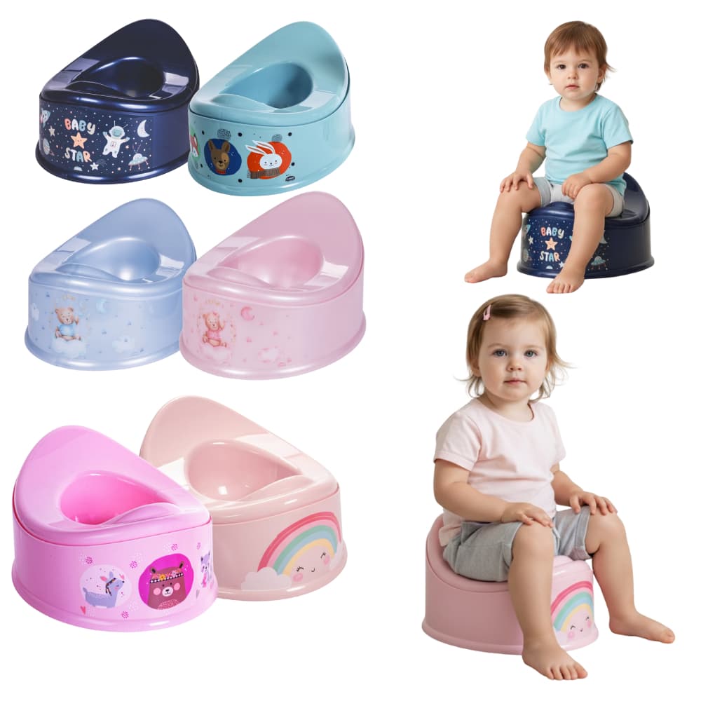 Troninho Assento Infantil Peniquinho penico Urinol p Desfralde Higiênico 900 mL Compacto Menina