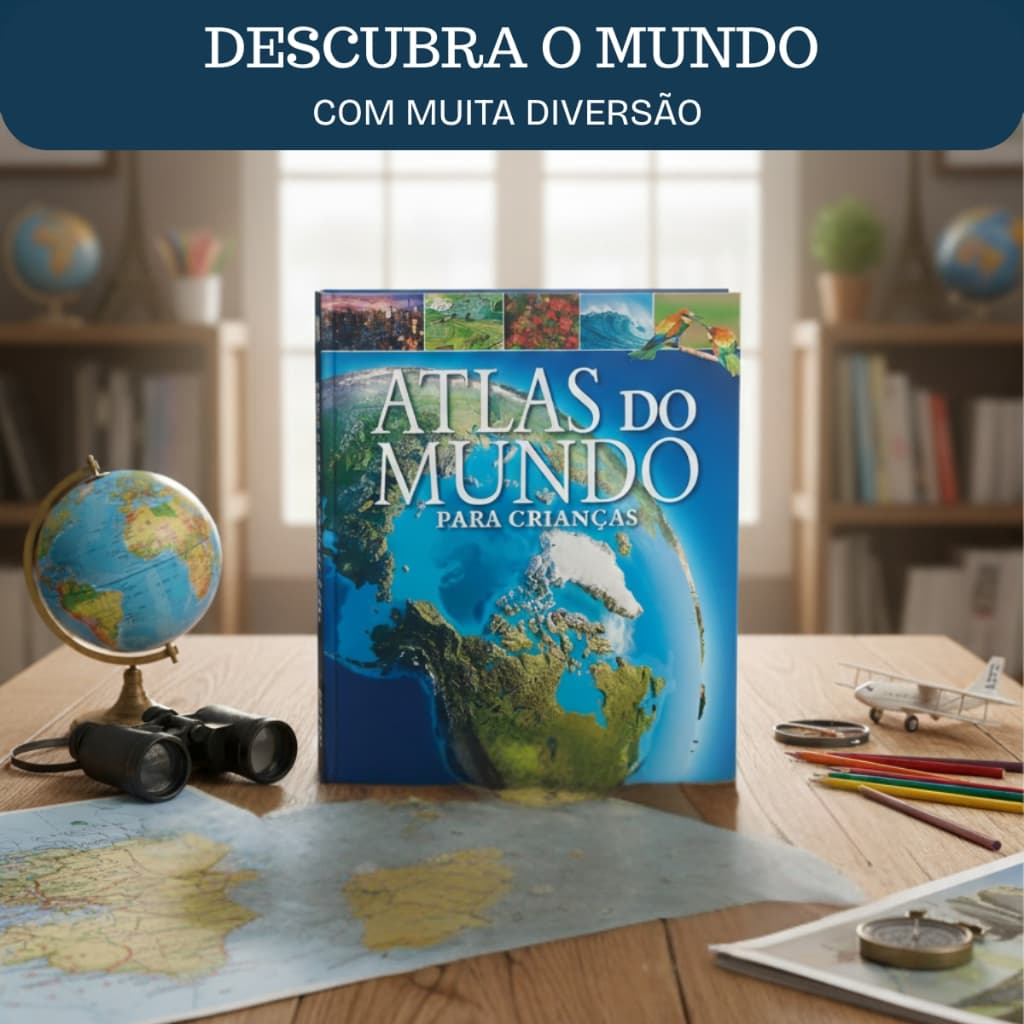 Atlas do Mundo Para Crianças - Claudia Martin