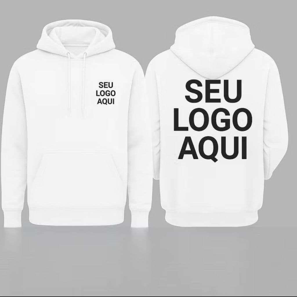 Moletom Canguru Personalizado Sua Arte Aqui | Estampa Exclusiva | Presente Criativo | Unissex