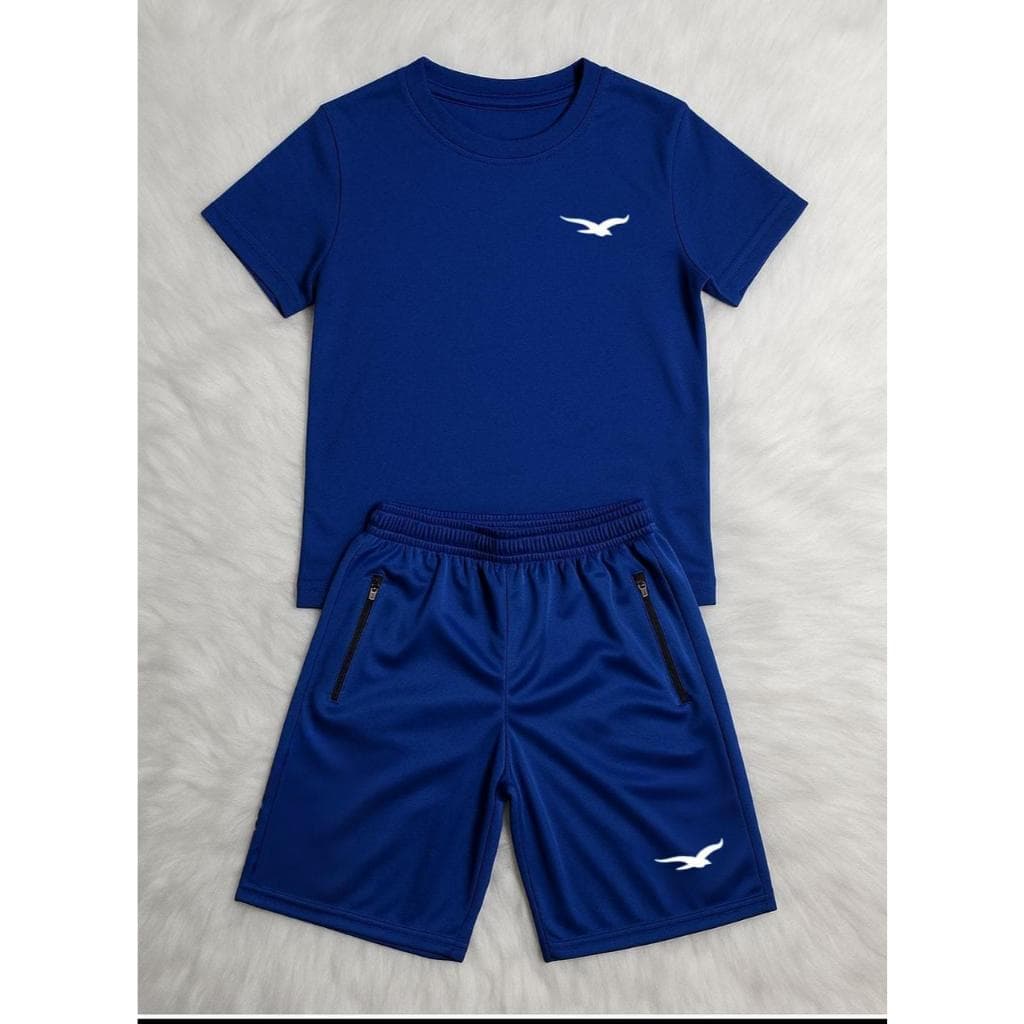 Camiseta MAIS Bermuda  Infantil E Juvenil Com Bolsos 04 á 16 Conjunto Volta as Aulas