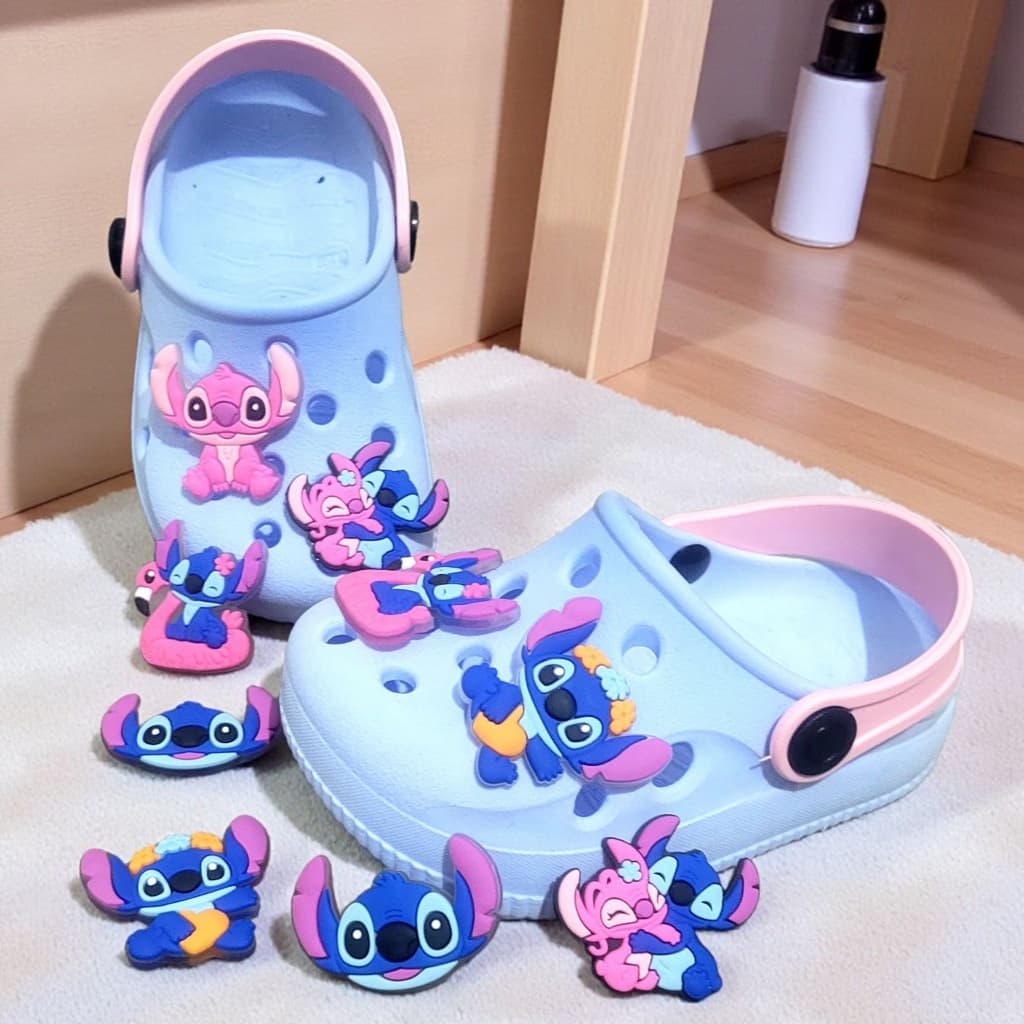 Sandalia Papete Infantil Femenina +4 Pins Tratorada Leve Confortavel